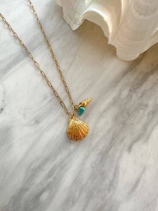 Εικόνα της Howlite Clam Necklace