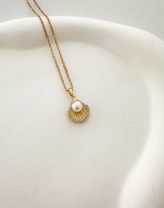 Εικόνα της Strass Scallop Necklace