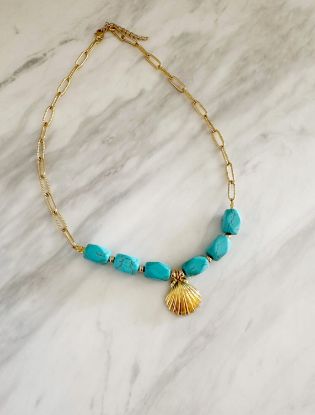 Εικόνα της Howlite Scallop Necklace