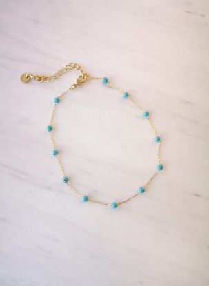 Εικόνα της Howlite Rosary Anklet