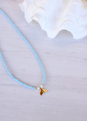 Εικόνα της Turquoise Tail Bead Necklace