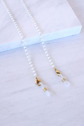 Εικόνα της White Rosary Sunglasses Chain