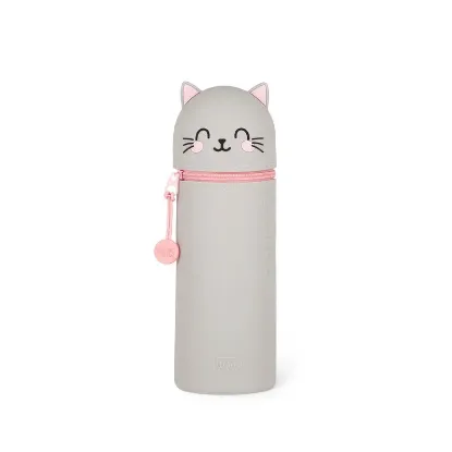 Εικόνα της Legami 2 in 1 Soft Silicone Pencil Case - Kawaii - Kitty