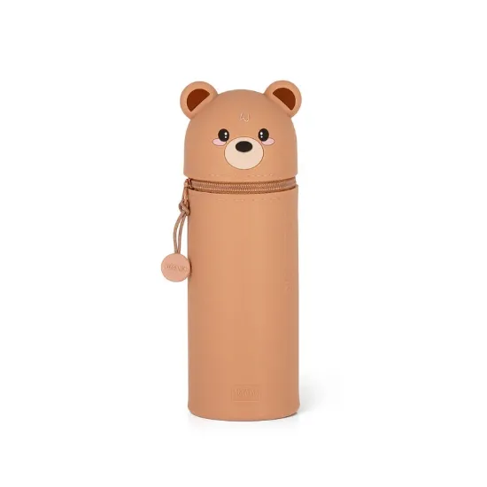 Εικόνα της Legami 2 in 1 Soft Silicone Pencil Case - Kawaii - Teddy Bear