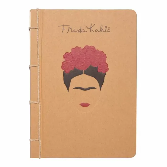 Εικόνα της Τετράδιο Δετό Eco Vintage A5/15X21 με Τελίτσες FRIDA KAHLO