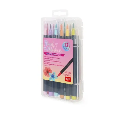 Εικόνα της Set of 12 Brush Pastel Markers