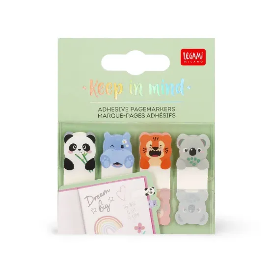 Εικόνα της Adhesive Pagemarkers - Keep in Mind - Cute Animals