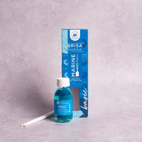 Εικόνα της Αρωματικό χώρου με sticks marine fresh 95ml