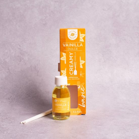 Εικόνα της Αρωματικό χώρου με sticks creamy vanilla 95ml