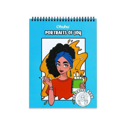 Εικόνα της Ohuhu Bleedproof Coloring Book Portraits of Joy