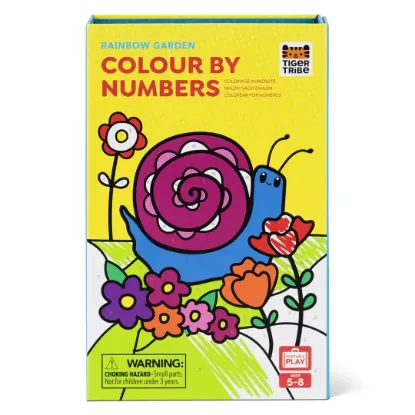 Εικόνα της ΣΕΤ ΔΡΑΣΤΗΡΙΟΤΗΤΩΝ – Colour by Numbers Rainbow Garden