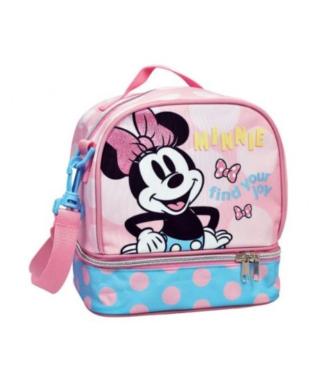 Εικόνα της ΤΣΑΝΤΑΚΙ ΦΑΓΗΤΟΥ GIM ΟΒΑΛ MINNIE POLKA DOT POWER