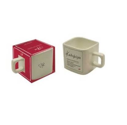 Εικόνα της Τετράγωνη κούπα Ρενέ Καλημέρα