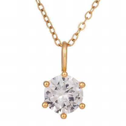 Εικόνα της Necklace, 18K Gold Plated Steel