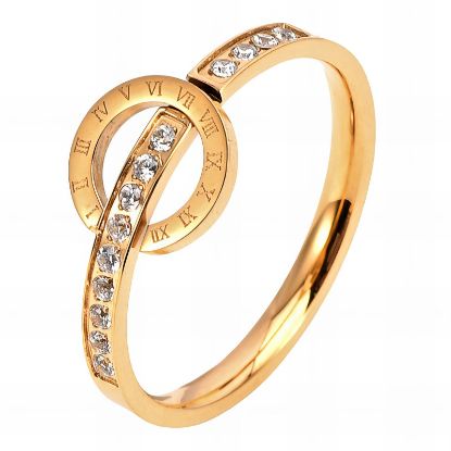Εικόνα της Ring, 18K Gold Plated Steel