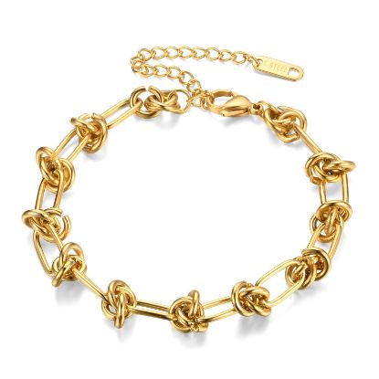 Εικόνα της Bracelet, 18K Gold Plated Steel