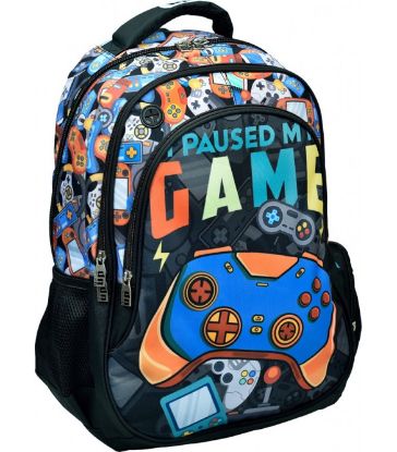 Εικόνα της ΣΧΟΛΙΚΗ ΤΣΑΝΤΑ ΠΛΑΤΗΣ ΟΒΑΛ BMU GAME