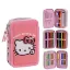 Εικόνα της Τριπλή Κασετίνα Ορθογώνια HELLO KITTY