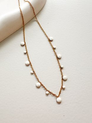 Εικόνα της White Circle Necklace
