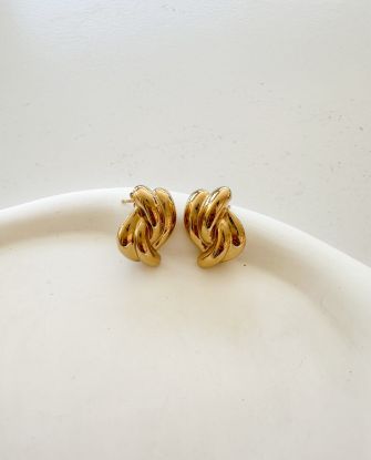 Εικόνα της Golden Cord Earrings