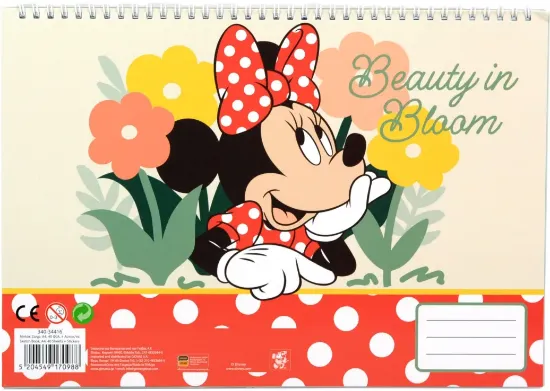 Εικόνα της Minnie Nomadic Spirit Μπλοκ Ζωγραφικής Α4+Stickers 