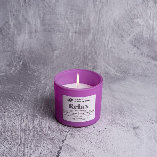 Εικόνα της Κερί relax με άρωμα λεβάντα 90gr