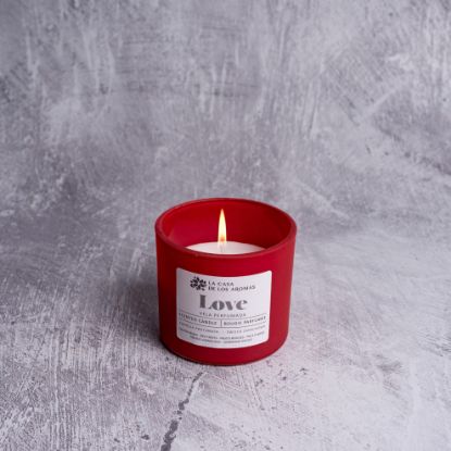 Εικόνα της Κερί love με άρωμα κόκκινα φρούτα 90gr