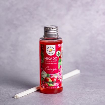 Εικόνα της Αρωματικό χώρου με sticks Κεράσι 100ml