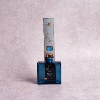 Εικόνα της Αρωματικό χώρου με sticks Aura με άρωμα γιασεμί & σύκο 130ml