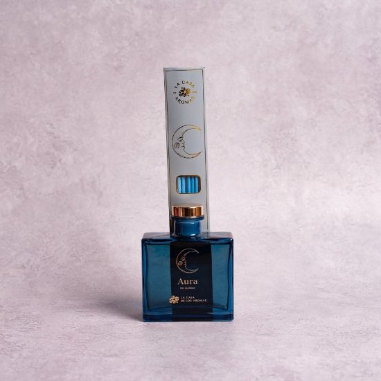 Εικόνα της Αρωματικό χώρου με sticks Aura με άρωμα γιασεμί & σύκο 130ml