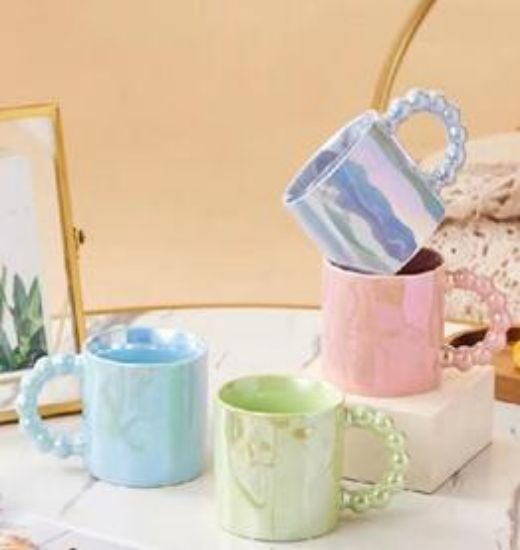 Εικόνα της Κούπα με χερούλι Μαργαριτάρι (ροζ)