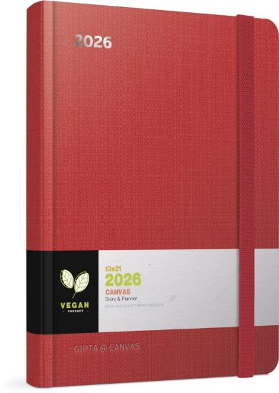 Εικόνα της ΗΜΕΡΟΛΟΓΙΟ CANVAS ΗΜΕΡΗΣΙΟ 17x24 KOKKINO