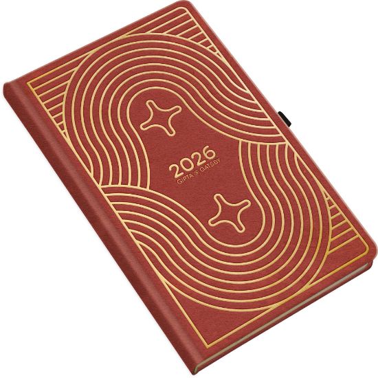 Εικόνα της ΗΜΕΡΟΛΟΓΙΟ GATSBY ΗΜΕΡΗΣΙΟ 13x21 ΚΟΚΚΙΝΟ