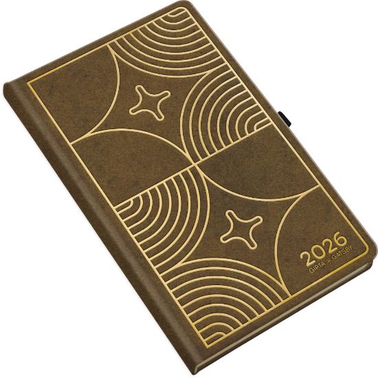 Εικόνα της ΗΜΕΡΟΛΟΓΙΟ GATSBY ΗΜΕΡΗΣΙΟ 17x24 ΚΑΦΕ