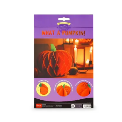 Εικόνα της Foldable Paper Halloween Pumpkin - What a Pumpkin!