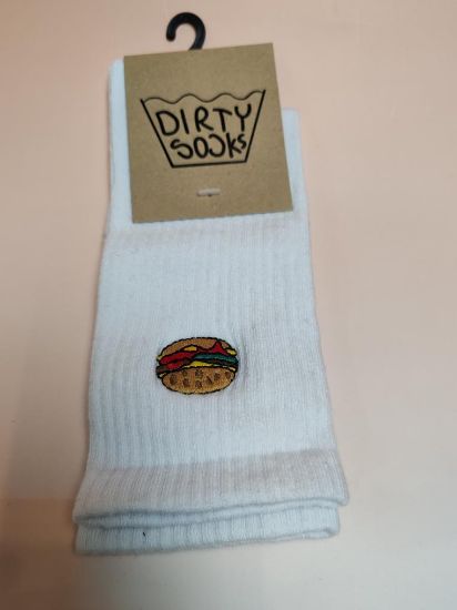 Εικόνα της DIRTY SOCKS ΛΕΥΚΟ ΜΠΕΡΓΚΕΡ