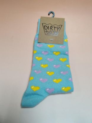 Εικόνα της DIRTY SOCKS ΚΙΤΡΙΝΕΣ-ΜΟΒ ΚΑΡΔΟΥΛΕΣ