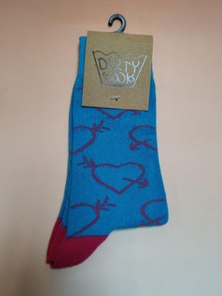 Εικόνα της DIRTY SOCKS ΚΟΚΚΙΝΕΣ ΚΑΡΔΟΥΛΕΣ