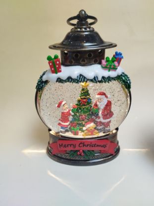 Εικόνα της ΧΡΙΣΤΟΥΓΕΝΝΙΑΤΙΚΟΣ VINTAGE ΘΑΛΑΜΟΣ ΦΑΝΑΡΑΚΙ ΜΕ ΤΟΝ ΑΓΙΟ ΒΑΣΙΛΗ 