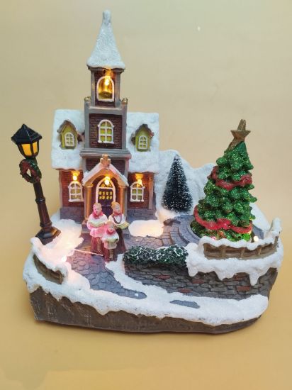 Εικόνα της ΧΡΙΣΤΟΥΓΕΝΝΙΑΤΙΚΟ ΧΩΡΙΟ ΜΕ ΕΚΚΛΗΣΙΑ