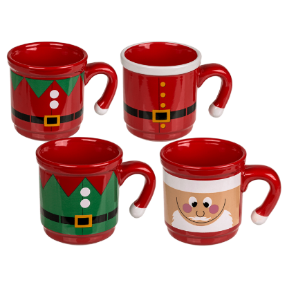 Εικόνα της Χριστουγεννιάτικη Κούπα Άγιος Βασίλης / Ξωτικό