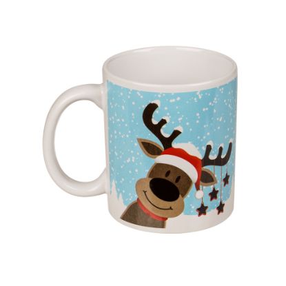 Εικόνα της Χριστουγεννιάτικη Κούπα Τάρανδος με θερμική επίδραση