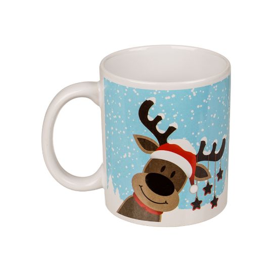 Εικόνα της Χριστουγεννιάτικη Κούπα Τάρανδος με θερμική επίδραση