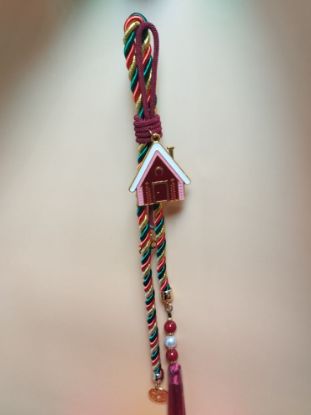 Εικόνα της ΚΡΕΜΑΣΤΟ ΓΟΥΡΙ ΧΡΥΣΟ-ΚΟΚΚΙΝΟ-ΠΡΑΣΙΝΟ ΣΠΙΤΑΚΙ