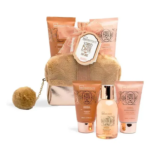 Εικόνα της Scented Bath Bronze Cosmetic Bag Set