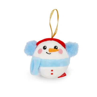 Εικόνα της Plush Christmas Decoration - Snowman - Oh-Oh-Ohrnaments
