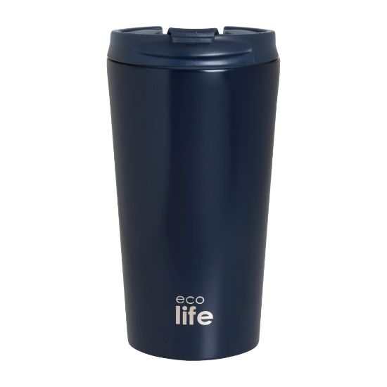 Εικόνα της Βlue Black (Matte) Coffee Thermos 370ml