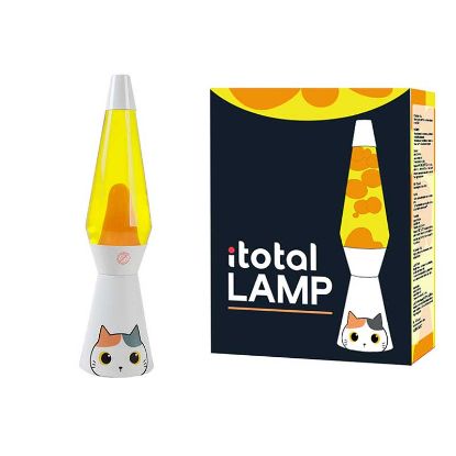 Εικόνα της ΛΑΜΠΑ i-TOTAL XL2806 LAVA ORANGE CAT LAMP H36cm