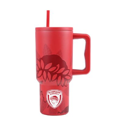 Εικόνα της ΘΕΡΜΟΣ STRAW TUMBLER XL OLYMPIACOS BC EDITION 900ml