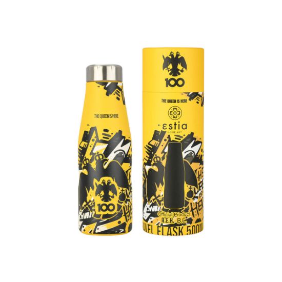 Εικόνα της ΘΕΡΜΟΣ TRAVEL FLASK AEK BC EDITION THE QUEEN IS HERE 500ml 